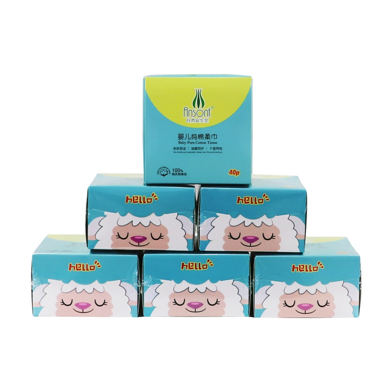 Disposable Super Absorbent Dry Baby Wipes, Facial Tissue, Cotton Facial Dry Wipes for Baby